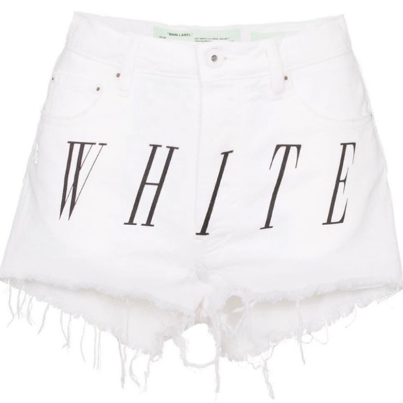 Off white. White shorts - Picture 1 of 4